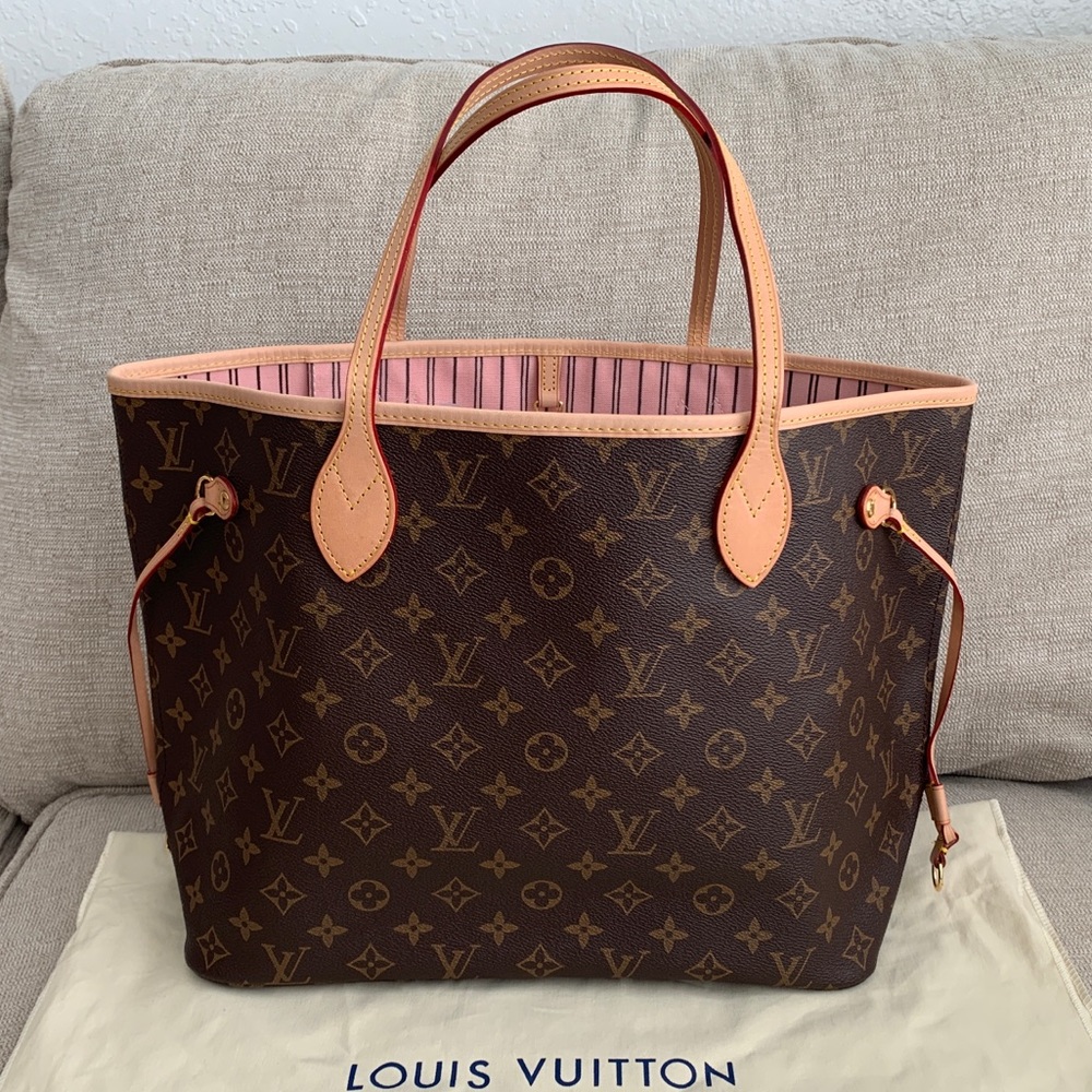 Neverfull MM Monogram / Pink